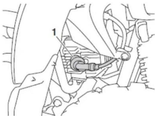 YAMAHA YFZ50 (2016) - Aby wyjąć świecę zapłonową - 1