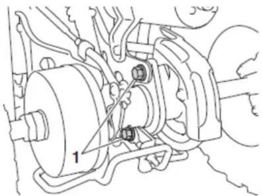 YAMAHA YFZ50 (2016) - Regulacja zwisu łańcucha napędowego - 1