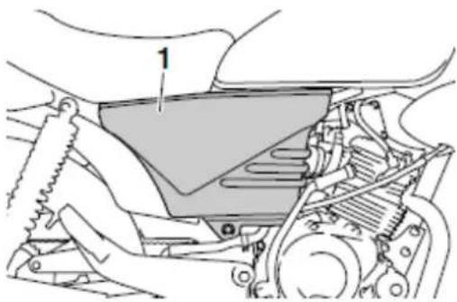 YAMAHA YBR125 (2014) - Demontaż i montaż paneli - 2