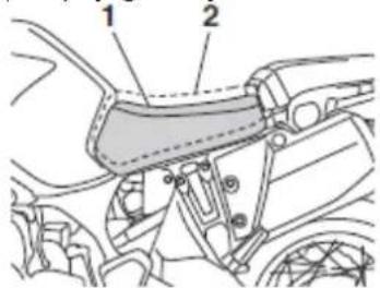 YAMAHA XT1200Z (2018) - Ustawienie wysokości siedziska kierowcy - 1