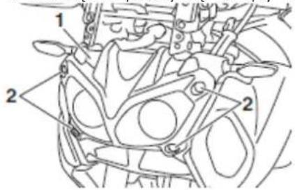 YAMAHA XT1200Z (2018) - Wymiana żarówki światła pomocniczego - 4