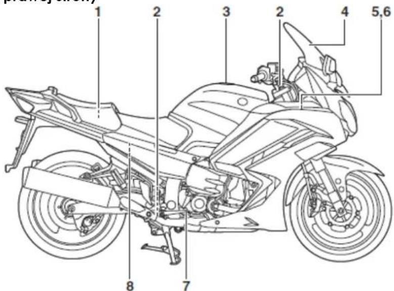 YAMAHA FJR1300AE (2013) - Widok z prawej strony - 1