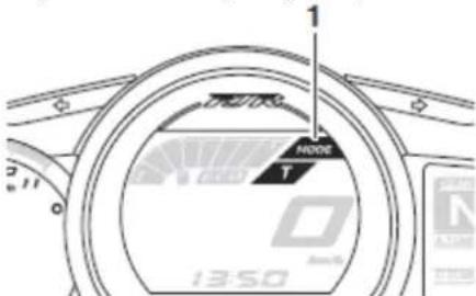 YAMAHA FJR1300AE (2013) - Wyświetlacz trybu jazdy - 1