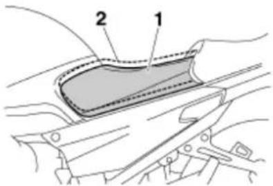 YAMAHA FJR1300AE (2013) - Regulacja wysokości siedziska kierowcy - 1