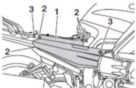 YAMAHA FJR1300AE (2013) - Demontaż panela - 2