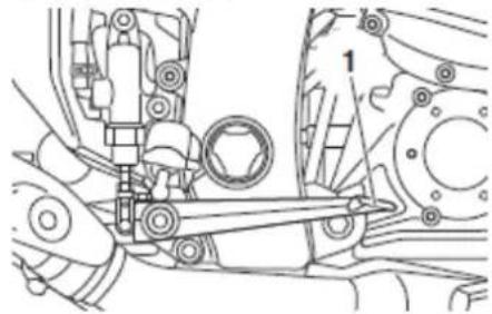YAMAHA FJR1300AE (2013) - Dźwignia hamulca - 2