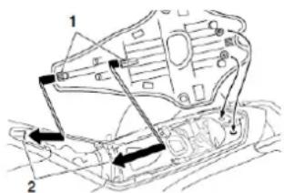 YAMAHA YFZ450 (2017) - Siedzisko - 2
