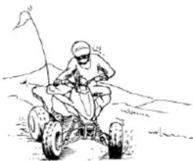 YAMAHA YFZ450 (2017) - OSTRZEŻENIE - 2
