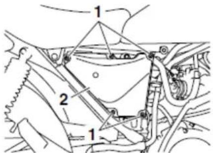 YAMAHA YBR125 (2013) - Czyszczenie wkładu filtra powietrza - 1