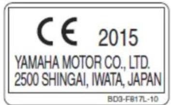 YAMAHA YFM90 (2015) - OSTRZEŻENIA I ETYKIETY INFORMACYJNE - 6