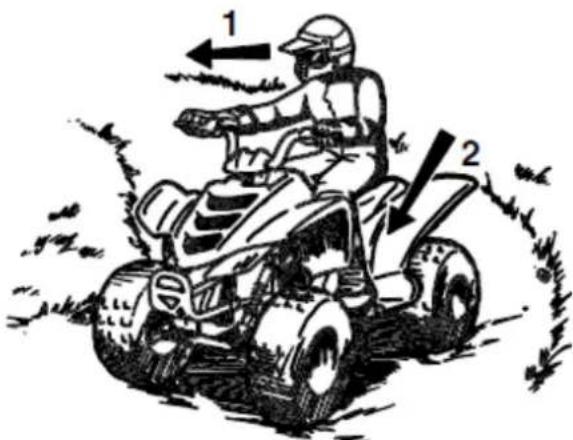 YAMAHA YFM90 (2015) - OSTRZEŻENIE: - 1