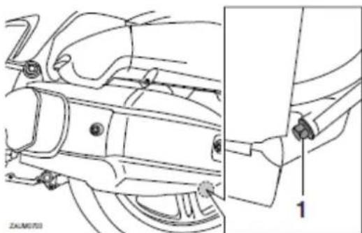 YAMAHA XMAX 125 (2015) - Olej przekładniowy - 2