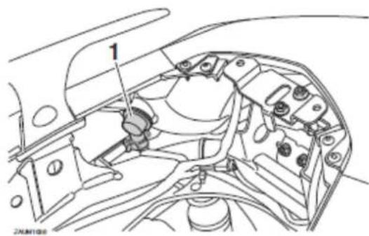 YAMAHA XMAX 125 (2015) - Wymiana żarówki kierunkowskazu tylnego - 2