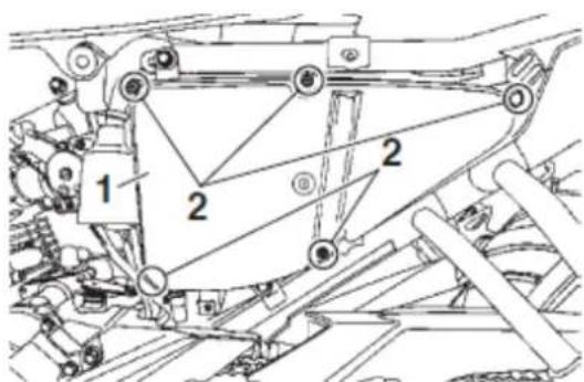 YAMAHA YS125 (2018) - Aby oczyścić wkład filtra powietrza - 1
