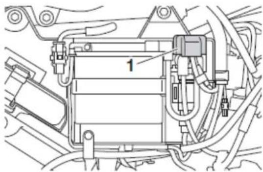 YAMAHA YS125 (2018) - Wymiana bezpieczników - 1