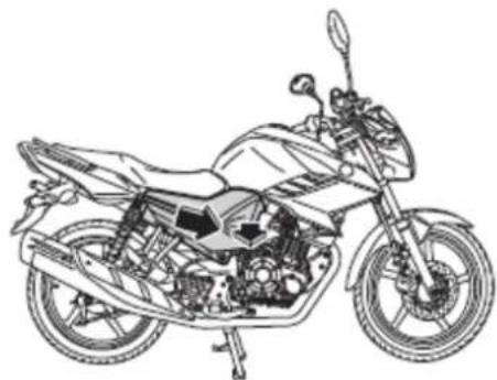 YAMAHA YS125 (2018) - Demontaż panelu - 2