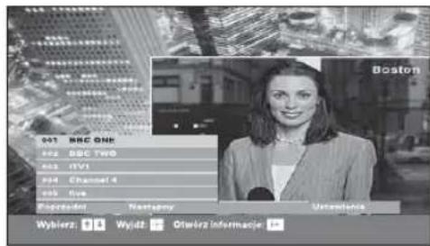 001 BBC ONE +02 BBC Two +03 JTV1 +04 Channel 4 +05 Live Contactant Nextpage Ustananda Wybierz: Wydż. Ofwierz Informacje