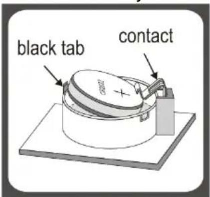 black tab contact
