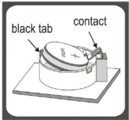 black tab contact