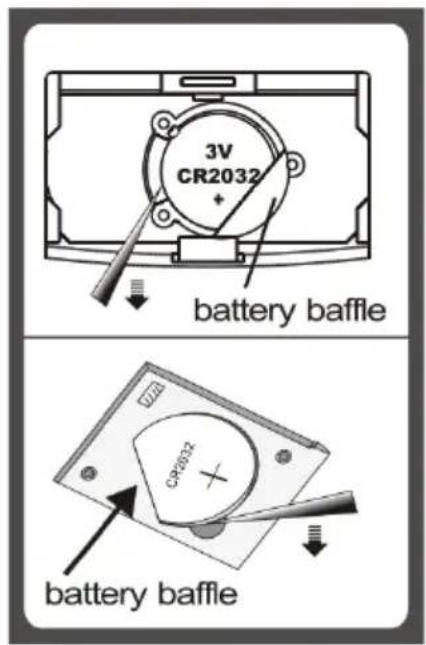 3V CR2032 battery baffle CR2032 battery baffle