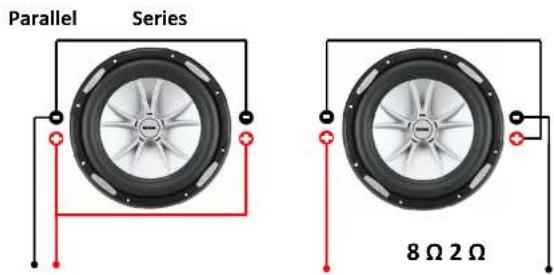 Parallel Series 8 Ω 2 Ω