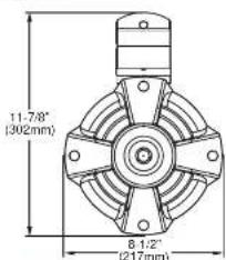 11-7,8" (302mm) 8-1,2" (217mm)