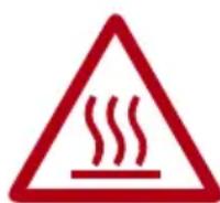GRUNDIG GWN67430PLE - Bezpieczeństwo obchodzenia się z gorącymi powierzchniami - 1