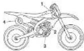 YAMAHA WR250F (2021) - Przed czyszczeniem motocykla - 1