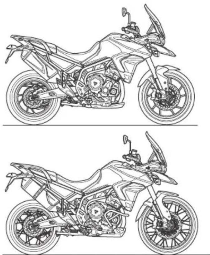 TRIUMPH Tiger 900 Rally Pro - Tiger 850 Sport, Tiger 900 GT, Tiger 900 GT Pro, Tiger 900 GT (LRH), Tiger 900 Rally oraz Tiger 900 Rally Pro - 1