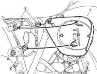 TRIUMPH Bonneville T120 Diamond - Lewa osłona boczna - 1