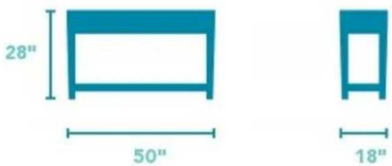 28" 50" 18"