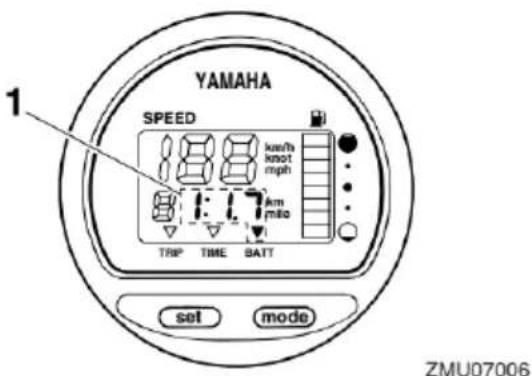 YAMAHA F130 (2020) - Wskaźnik ostrzegawczy niskiego napięcia akumulatora - 1