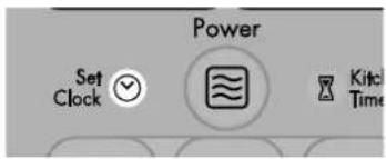 Power Set Clock Kitch Time