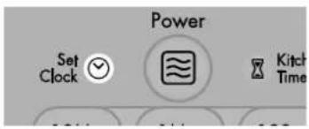 Power Set Clock Kitch Time