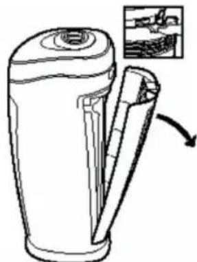 Łucznik AP-2019 B - Installing / removing combination filter - 1