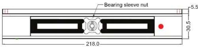 Bearing sleeve nut 5.5 30.5 218.0