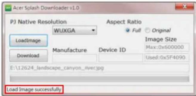 ACER H6543BDK - Uruchamianie narzędzia Acer Splash Downloader na komputerze - 4