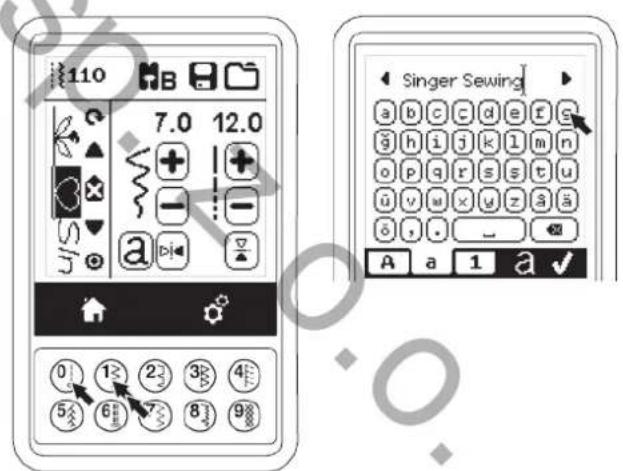 110 7.0 12.0 a Singer Sewing a b c d e r s h i j k l m n o p q r s s t u u v w x y z ä ä ö , . - ← A a 1 a ↓