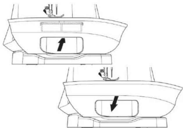 SINGER Legacy C440 - Zdejmowanie uchwytu stopki - 1