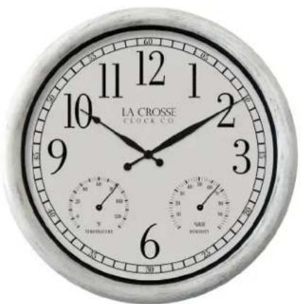 LA CROSSE TECHNOLOGY Payton 404-3015CC - 15-Inch Indoor/Outdoor Payton Wall Clock - 1