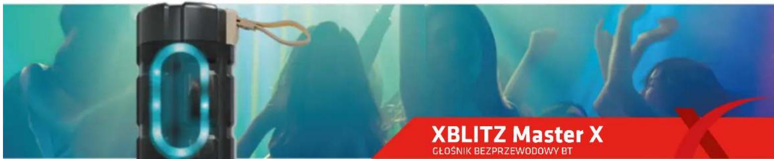 XBLITZ Master X GŁOŚNIK BEZPRZEWODOWY BT