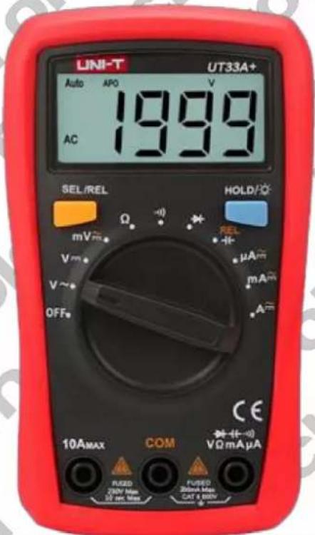 Uni-T UT33A+ - Multimetr cyfrowy UNI-T UT33 Series - 1