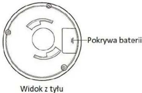 Pokrywa baterii Widok z tyłu