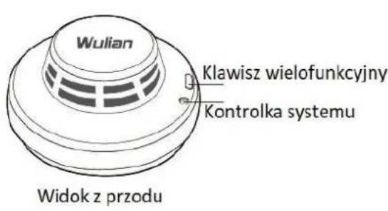 Wulian Klawisz wielofunkcyjny Kontrolka systemu Widok z przodu
