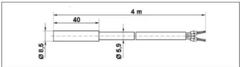 4 m 40 Ø8,5 Ø5,9