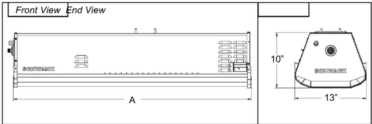 Rinnai RSEP2S50N - HEATER DIMENSIONS & CONFIGURATIONS - 1
