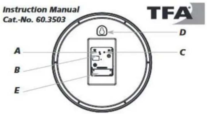 Instruction Manual Cat.-No. 60.3503 TFA® A B C D E