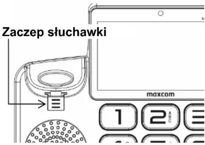 Zaczep słuchawki maxcom 1 2 ABC