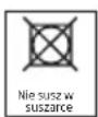 BEKO PDH9544RXE - Rzeczy nienadające się do suszenia w tej suszarce - 1