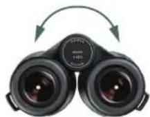Vortex Kaibab HD 18 x 56 - Adjust the interpupillary distance - 2